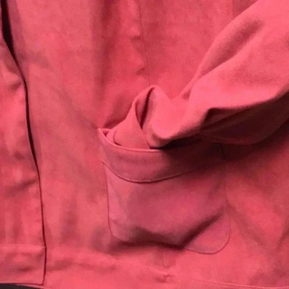 Rust Velour Blazer-Large - Picture 3 of 7